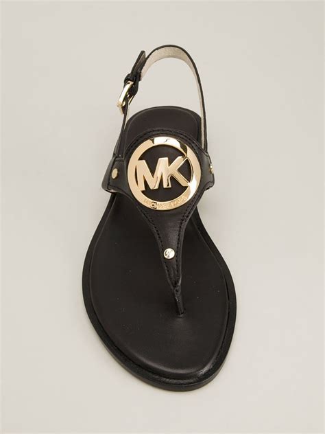 michael kors black sandal with tassel|michael kors sandals size 11.